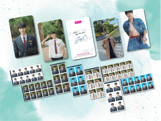 Card bo góc và Photo ID Byeon Woo Seok Lovely Runner Cõng anh mà chạy