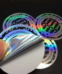 thiết kế in label tem decal hologram 7 bảy màu, in nhãn dán, in sticker, thiết kế in Gia Khiêm, thiết kế in giakhiem.vn