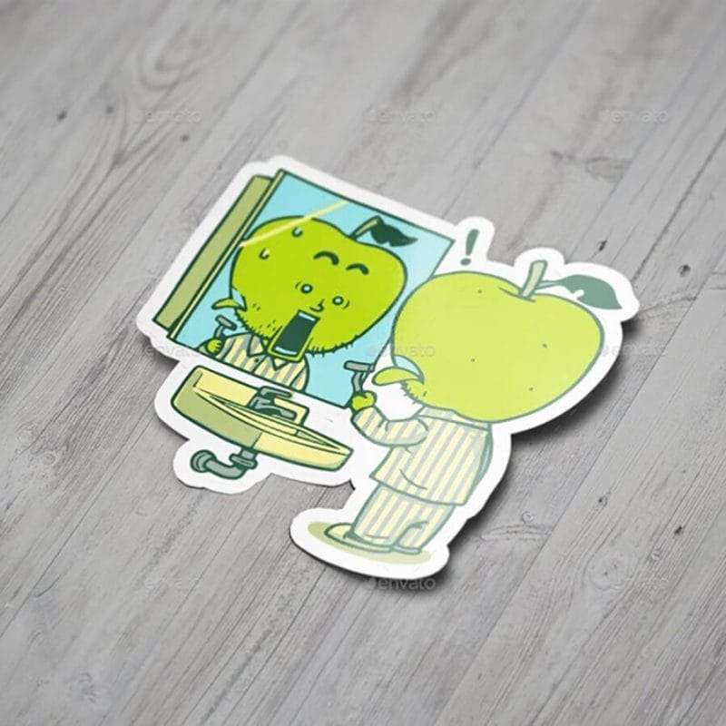 in Tem nhãn Label Decal nhựa trắng sữa chống nước - Sticker plastic ...