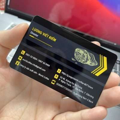 Thiết kế in name card thẻ nhựa plastic PVC VIP, in card visit nhựa, in các nhựa, thiết kế in Gia Khiêm, thiết kế in giakhiem.vn