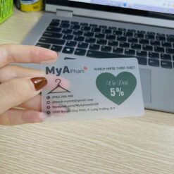 Thiết kế in card thẻ nhựa plastic PVC trong suốt, card visit cac trong suốt, thiết kế in Gia Khiêm, thiết kế in giakhiem.vn