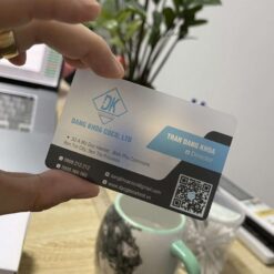 Thiết kế in card thẻ nhựa plastic PVC trong suốt, card visit cac trong suốt, thiết kế in Gia Khiêm, thiết kế in giakhiem.vn