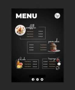 Thiết kế in menu nhựa plastic pvc chống nước, in thực đơn nhựa, in menu cuốn, thiết kế in Gia Khiêm, thiết kế in giakhiem.vn