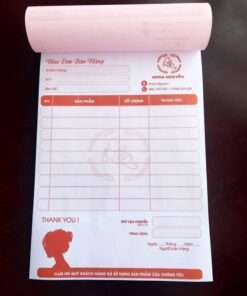 Thiết kế in hoá đơn, in phiếu thu 1 liên khổ a4 a5 a6 21x30cm, Thiết kế in vé gửi xe, thiết kế vé gửi xe, in vé gửi xe, thiết kế in Gia Khiêm, thiết kế in giakhiem.vn