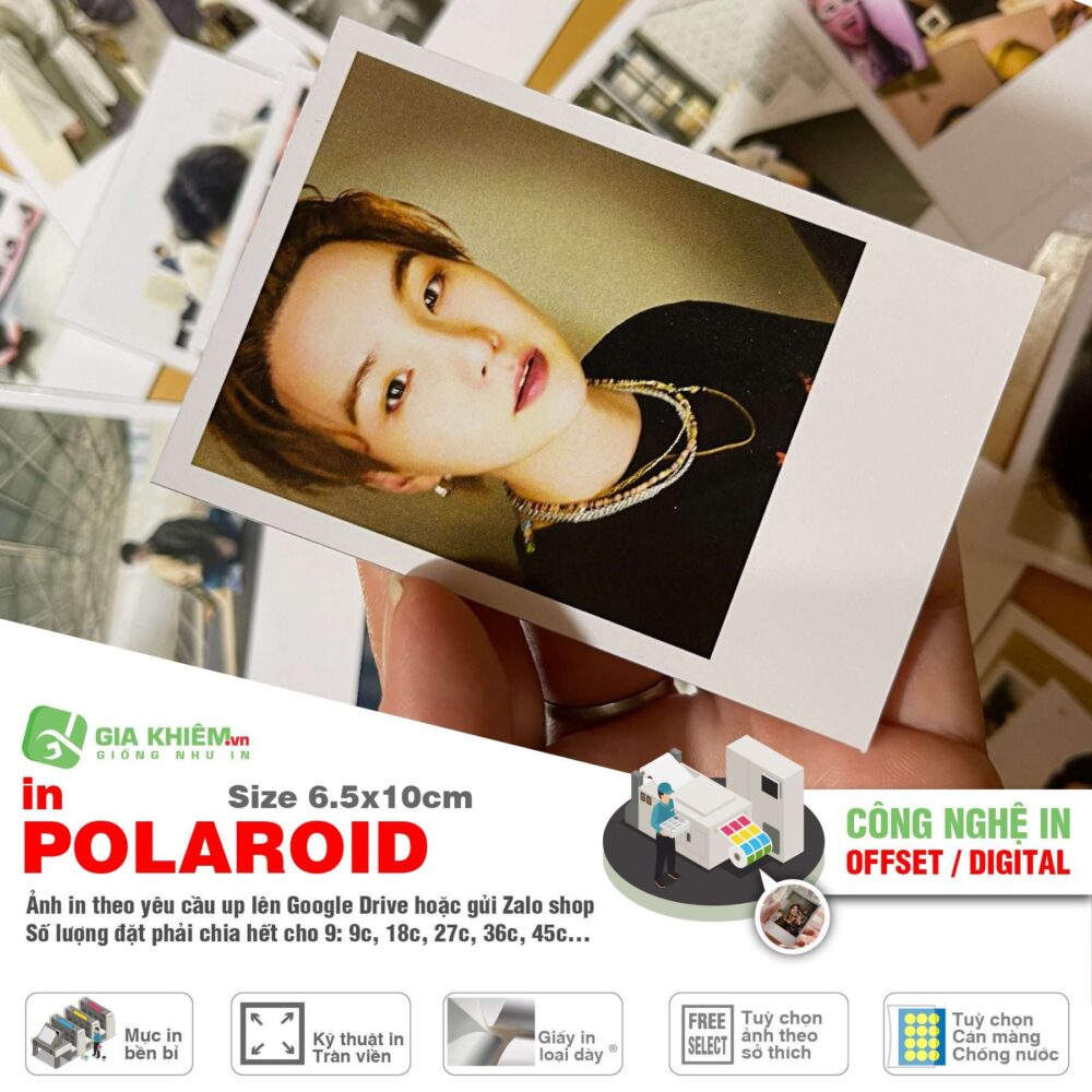 in polaroid in ảnh polar ảnh tuỳ chọn theo yêu cầu