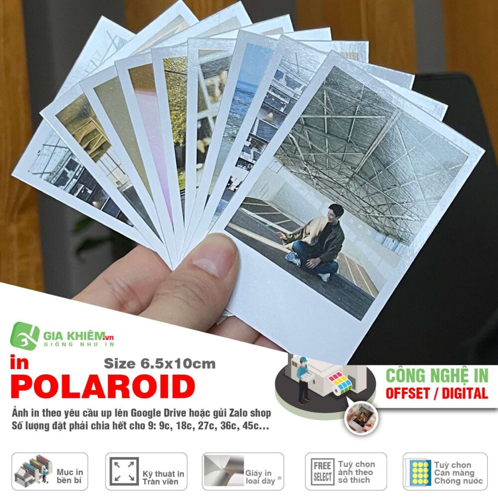 in polaroid in ảnh polar ảnh tuỳ chọn theo yêu cầu