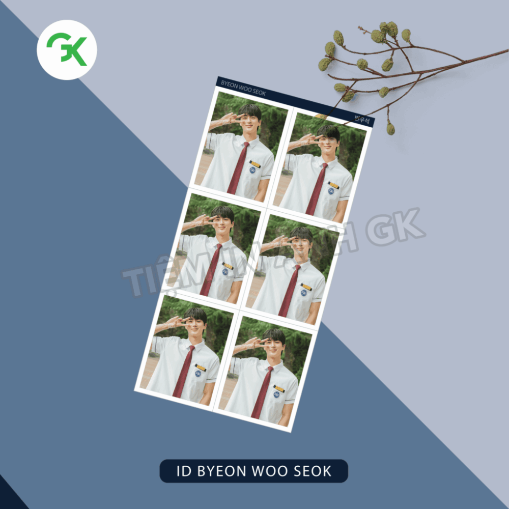 Photo ID Byeon Woo Seok Lovely Runner Cõng anh mà chạy