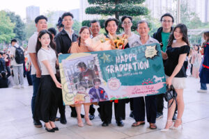 in banner tốt nghiệp, banner chúc mừng, banner cổ vũ