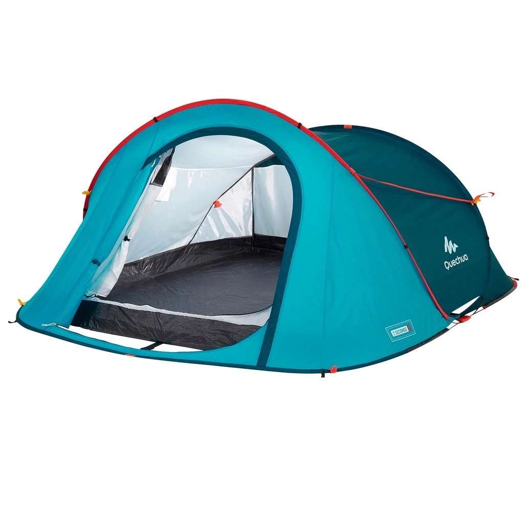 Lều cắm trại Quechua Decathlon 3 người 2 second màu xanh lam