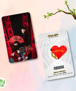 Photocard GENG Gen.G với Kiin, Canyon, Chovy, Ruler và Duro. Hình ảnh sắc nét, nhiều chất liệu giấy, phù hợp sưu tầm, decor góc gaming và làm quà fan LCK.