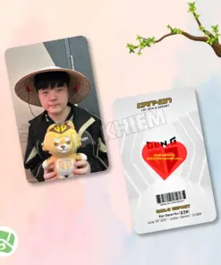 Photocard GENG Gen.G với Kiin, Canyon, Chovy, Ruler và Duro. Hình ảnh sắc nét, nhiều chất liệu giấy, phù hợp sưu tầm, decor góc gaming và làm quà fan LCK.